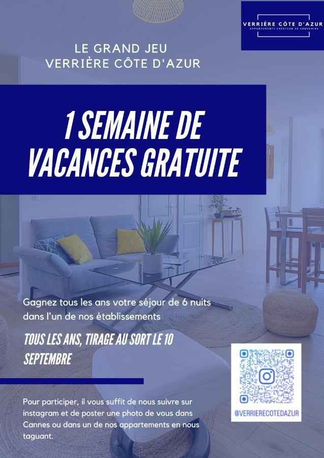 Apartamento L'Agnes - 600M Plage - Verriere Cote D'Azur Cannes Exterior foto